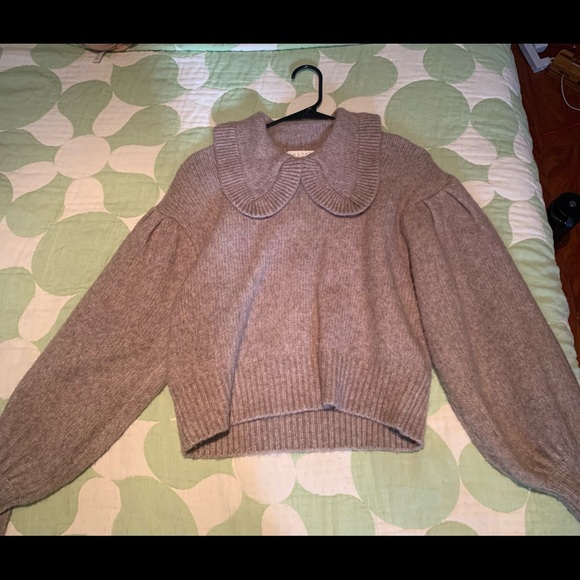 Ganni inspired puffy sleeve knit sweater ❤️ - Picture 4 of 4